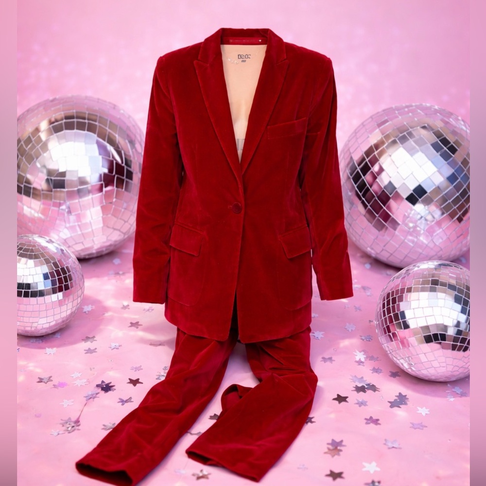 Steve Madden Bold Red Women's Pantsuit